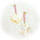 Earrings Shell w/ pink beads
