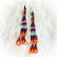 Earrings Beaded Loops Multicol