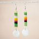 Earrings Quill Green