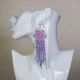 Beaded Dream Catchers of Pink, Peach, Aqua, & Blue