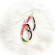 Earrings Quill Teardrop Pink