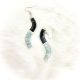 Earrings Quill Wave Grey