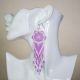 Beaded Dream Catcher Earrings of Purple, Pink, & White