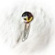 Pin Medicine Wheel w/ Feathers