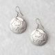 Silver Earrings Buffalo Design