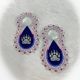 Teardrop Bear Paw Beaded Earrings