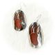 Earrings Bear Claw SS Inlay