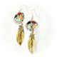Earrings MW Gold Feathers