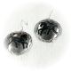 Earrings SS Blk Pipestone Hors