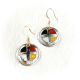 Earrings Small Silver Med Whee