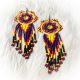 Earrings DC Beaded YELLOW
