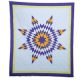 Star Quilt Yellow, Purple, and Vikings