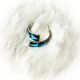 Earrings Triangle Hoop Stone