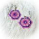 Earrings DC Small Pink/Purple