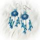Earrings Small Aqua Center