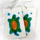 Turtle Parfleche Earrings