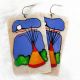 Tipi Sceen Parfleche Earrings