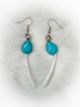 Earrings Dentalium & Bead