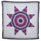 Star Quilt Purple, Lavender, and  Flower Pattern