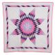 Star Quilt Pink, Purple & Butterfly Pattern