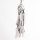 Black & Clear Bead & Feather Headdress