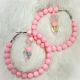Earrings Hoop Light Pink