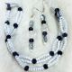 SET White & Black Loop Necklac