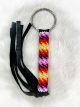 Pink & Multicolored Beaded Key Chain