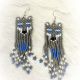 Earrings Silver Wolf Head