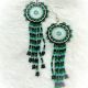 Earrings DC Loops Aqua & Blues