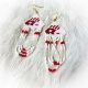 Earrings MMIW Loop Cream White