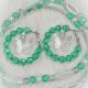 SET Mint Green Hoops & Strand