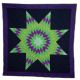 Star Quilt Black, Purple, Gree