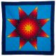 Star Quilt Blue Back R/O/Y