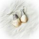 Earrings SS Elk Tooth 2