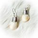 Earrings SS Elk Tooth 1