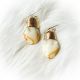 Earrings Gold Elk Tooth