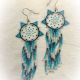 Earrings Delica Blues & Silver