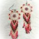 Earrings Delica Peach Rounded