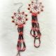 Earrings Delica Brown & Peach