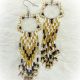 Earrings Gold/Wht/Blk DC