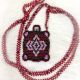 Necklace Turtle Flat Red&PInk