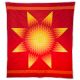 Star Quilt Red Background OYR