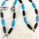 Necklace Multi Feather Beads