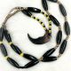 Necklace Claw Black/Bronze/Yel