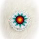 Pin Starburst Aqua