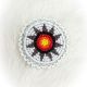 Pin Starburst Brown
