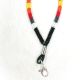 Keychain Black Beaded Loop