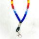 Keychain Blue Beaded Loop
