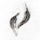 Earrings Curved Feather G/SS